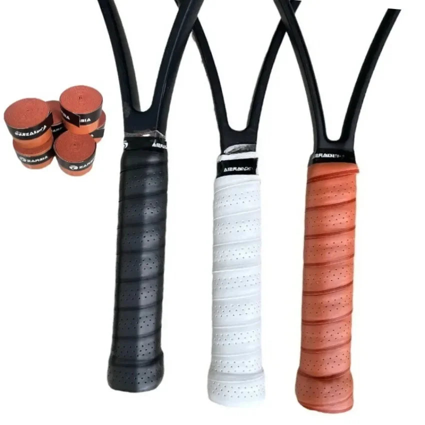 Handle Wrap Grip Padel 2/10 Pcs Brown Thick Tennis Grips Non-slip Perforated Badminton Grips Pickleball Racket Overgrip Bicycle