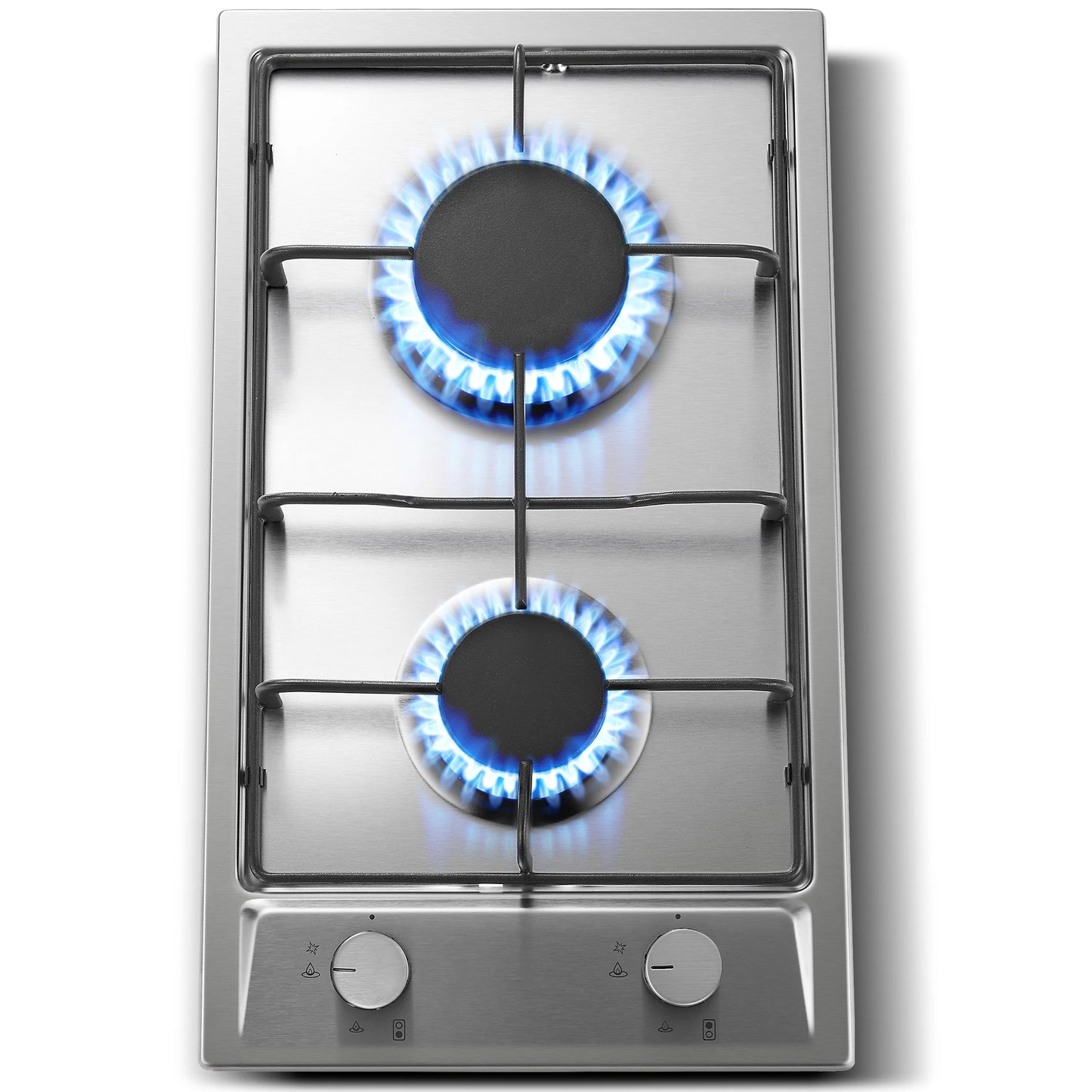 TopStrong 2/4/5 Burner 4200W Stainless Steel Auto Flame Protection Built-in for Natural Gas/Propane, Easy Clean, 30cm‌ Gas Hob