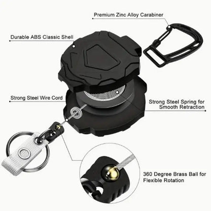 1/2 PCS Badge Reel Clip Credit Card Cover Bus Card Cover Case Retractable Badge Holder Badge Clip Heavy Duty ID Holder