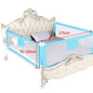 Bed fence for toddlers, Vertical lift bed guard, adjustable height, baby bed grid, 150/200/cm, gray Pink Blue
