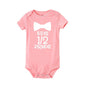 Its My 1/2 Birthday Baby Bodysuits Newborn Short Sleeve Rompers Baby Girls Boys Clothes Birthday Gifts Toddler Shower Gift