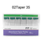 WELLCK 1 Box Dental Absorbent Paper Points Sterile Mixed Sizes 02 04 06 Taper 15-40# For Dentist Use Dentistry Materials