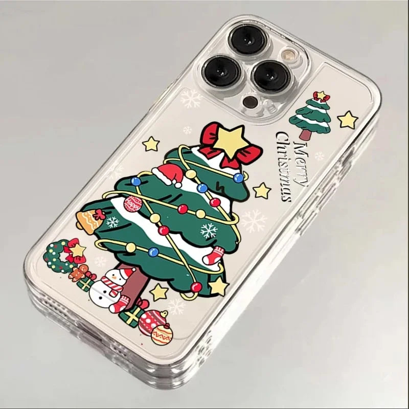 Winter Christmas Case For OPPO Reno 14 13 12 11 10 Pro Plus 14F 13F 11F 12F 7 A78 A79 A98 A38 A18 A58 A60 A57 A77 A3 Pro A2 A5X