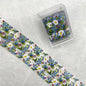 1Pc 100cm Flower Nail Foils for Transfer Paper Floral Stickers Rose Nails Wraps Tulip Nail Art Decorations