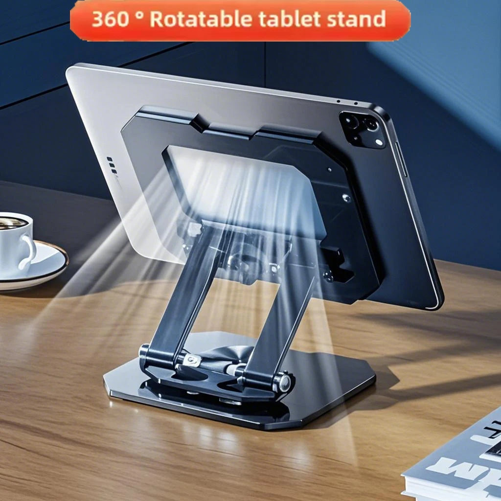 Tablet  360° Rotatable Stand Adjustable Foldable Desktop Stand Holder Compatible For 4.7-12 Inch Ipad Pro/Air/Min Laptop Tablet