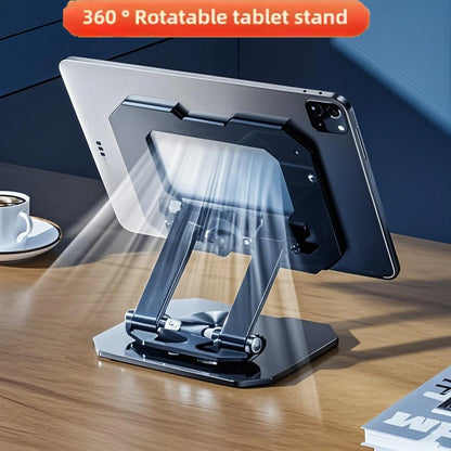 Tablet  360° Rotatable Stand Adjustable Foldable Desktop Stand Holder Compatible For 4.7-12 Inch Ipad Pro/Air/Min Laptop Tablet