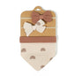 3Pcs/Set Muslin Cotton Print Bib Newborn Bows Headband Triangle Saliva Towel Infant Boy Girl Feeding Burp Baby Hair Accessories