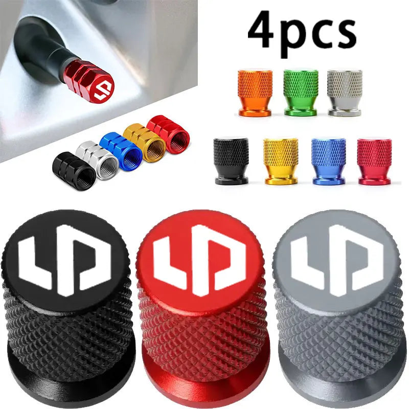 4PCS Colorful Car Accessories Car Tire Valve Cap For Leapmotor Leap T03 C11 C01 C16 T03 S01 B01 B10 C10 C16