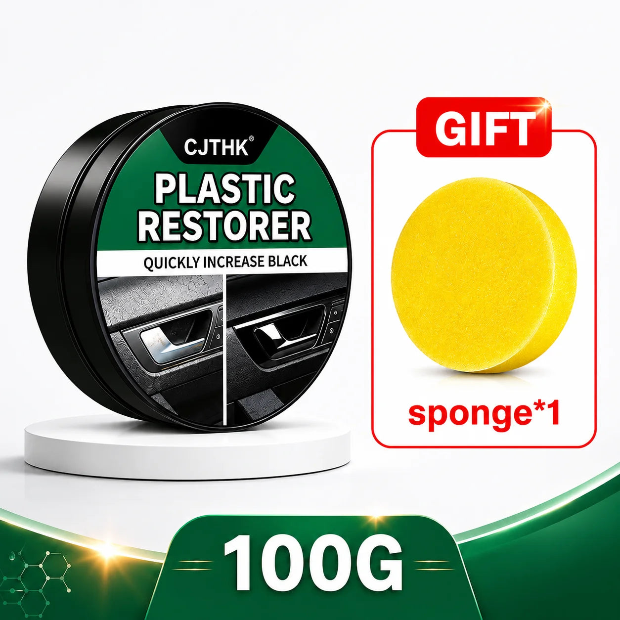 Car Plastic Restorer Leather Plastic Interior Panel Renewal Wax Coating Cream Repair Gloss Auto Rubber Tire Surface Polish Care