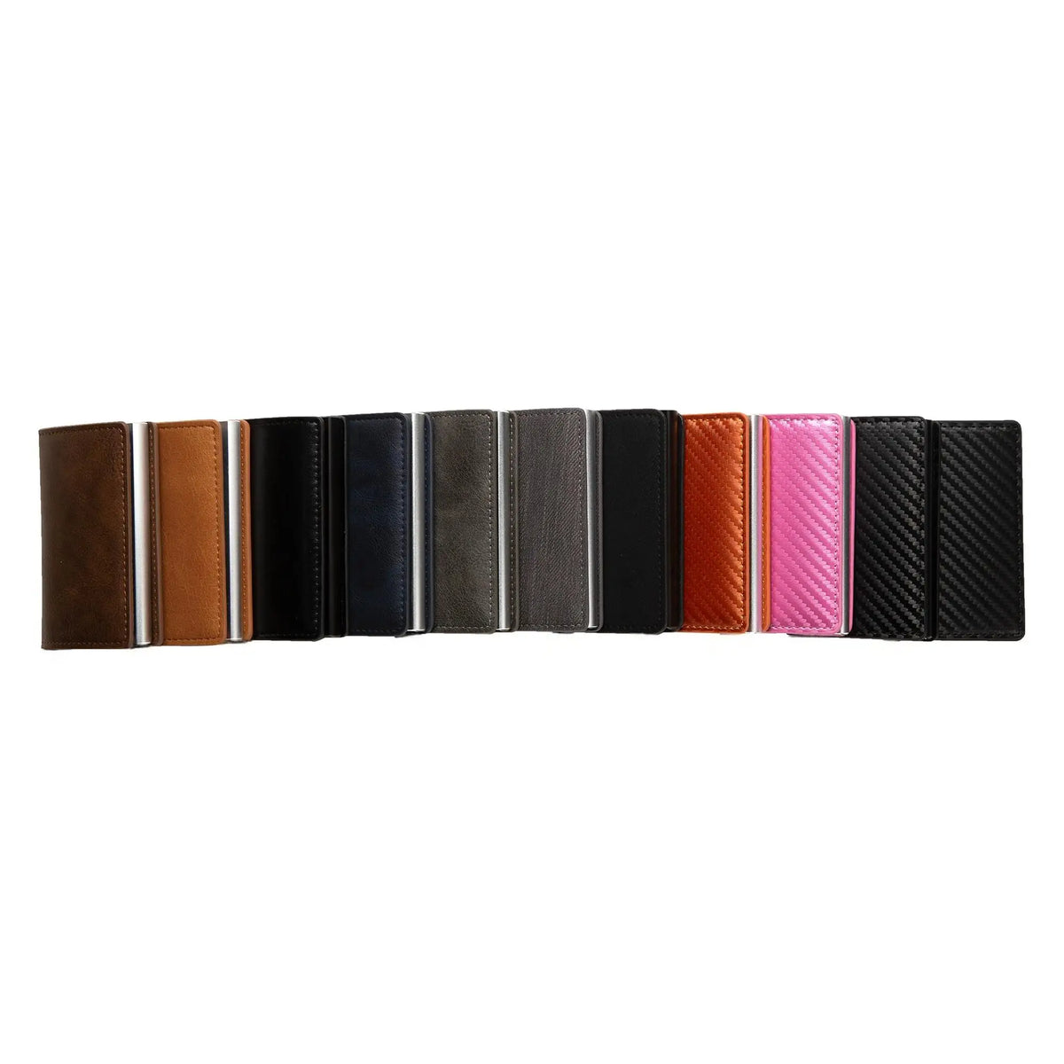 Anti Theft RFID Blocking Credit Card Holder Minimalist Slim Wallet Leather Card Case For Men Women Gift ID Badge