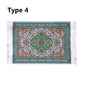 Turkish Style Miniature Weaving Rug Playing House Floor Coverings Dollhouse Carpet  1:12 Scale Doll Accessories