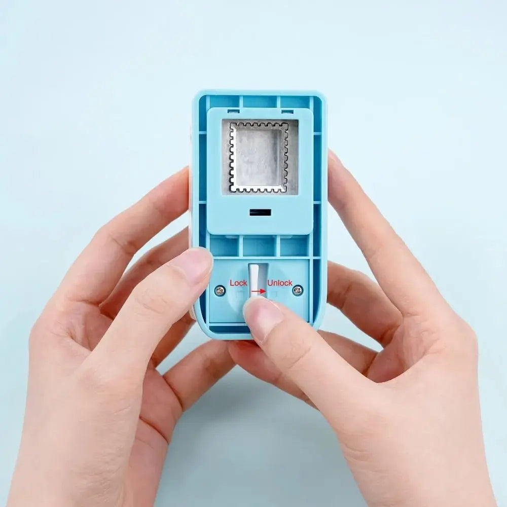 DIY Crafts Stamp Border Punch Handmade Labor-saving Stamp Embossing Machine Portable Embosser Stamp Toothed Puncher