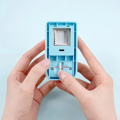 DIY Crafts Stamp Border Punch Handmade Labor-saving Stamp Embossing Machine Portable Embosser Stamp Toothed Puncher
