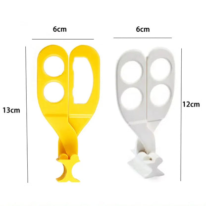 Baby Food Scissors Kids with Case Travel, Kitchen Scissors for Food with Safety Lock, Baby Food Cutter, BPA Free