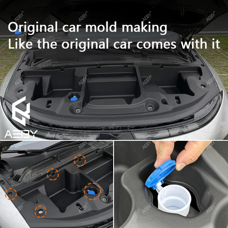 Car Front trunk storage box For Xpeng G6 2023-2026 Large-Capacity Motivation cabin Storage Box Modification Auto Accessories