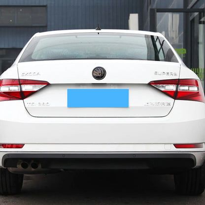 80/90/100mm Car Front Grille Hood Emblem Rear Trunk Badge Sticker For Skoda S Logo Octavia Fabia Superb Kamiq Kodiaq VRS Rapid
