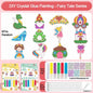 DIY Crystal Gel Painting Kit Craft Handmade Toy Children Graffiti Coloring Gift Fairy Tale & Animal Themes Educational Art Kits
