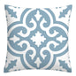 Lake blue white geometric linen pillowcase sofa cushion cover home decoration can be customized for you 40x40 45x45 50x50 60x60