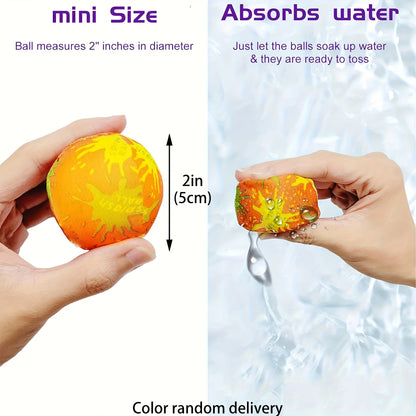 20pcs Dog Toys, Swimming Pool Splash Balls, Reusable Water Cloth Balls, Absorbent Bubble Balls, Summer Beach Parties