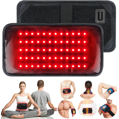 Infrared Light LED Healthcare Belt Waist Red Light Heating Massage Belt Pad Lumbar Back Waist Massager For Muscle Body Relief