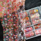 10Rolls Halloween  Flower Plaid Angel Marble  Bow Nail Foils Transfer Paper  Nail Art Stickers   Decal  Nails Decoration