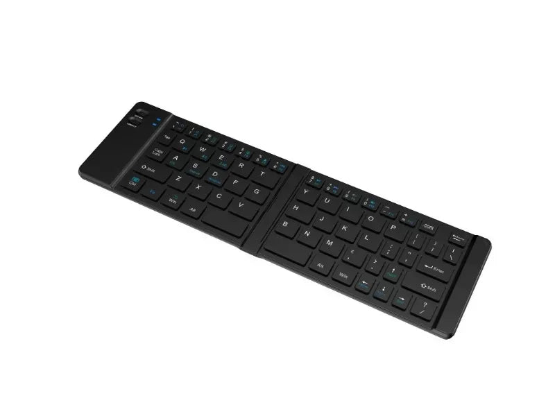 Folding Keyboard and Mouse 2.4G Mini Keypad Bluetooth Wireless Portable Silm Foldable Keyboards for Travel Computer PC iPad