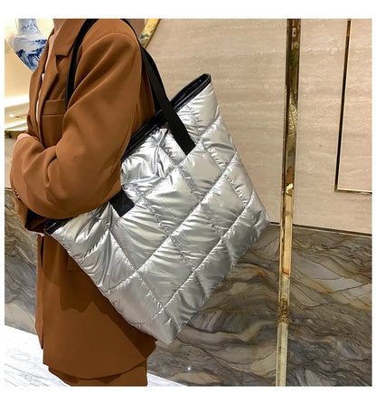 Women's shoulder bag light large bag women's fashion cotton tote bag large capacity shoulder bag commuting bag