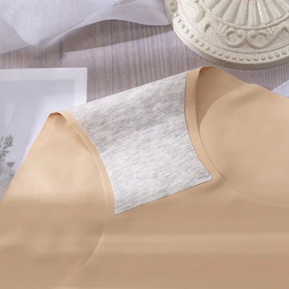 3Pcs Plus Size Underwear Women's Panties Ice Silk Solid Color Ladies Seamless Underpant Girls Briefs Breath Sexy Lingerie Female