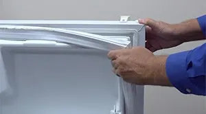 3m Custom repairwares refrigerator magnetic door seal on dual zone wine cooler freezer