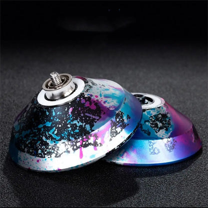 10 Ball Bearing Metal Yoyo Fashion Alloy Aluminum Unresponsive Yoyo Ball Spinning String Professional Yo Yo Toys 1A/3/5A