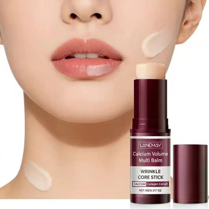 Calcium Volume Multi Balm Collagen Face Moisturizer Stick Anti-Wrinkle Skin Care Fade Fine Lines Lifting Firming Facial Cream