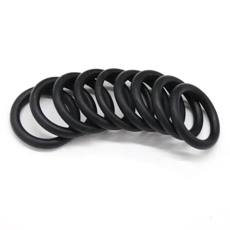 50pcs Black NBR O Rings CS1 2 3 4mm OD 5~80mm Rubber Sealing Gasket Washer for Car Air Condition Faucet Pressure Plumbing Repair