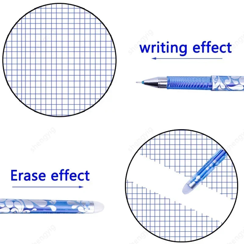 14 Pcs Erasable pens gel pen sketch Writing Stationery for Notebook school supplies office cute pens pen pencil cute pens