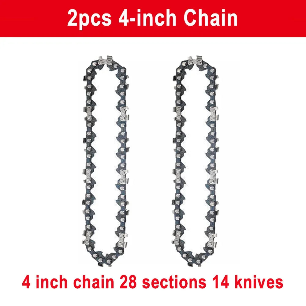 1/4 chainsaw chain guide 4/6/8/10 inch portable electric saw mini chainsaw logging saw blade Pruning chain saw chain accessories
