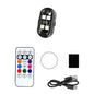 1-8pcs Wireless LED Strobe Lights Car Decor Atmosphere Light 8 Colors Rechargeable Led Lights Anti-Collision LED Warning Light
