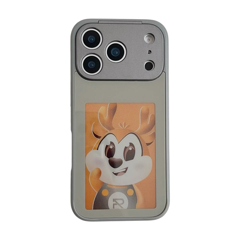 NFC Function AI Phone Cases For iPhone 17 16 15 14 13 Pro Max Plus Coque NFC DIY Luxury E ink Screen Display Custom Phone Case