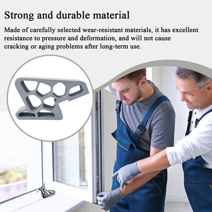Window Stoppers Bedroom Door Locks Scratch Resistant Window Stopper Block for Garage Bedroom Patio Balcony Hotel Apartment