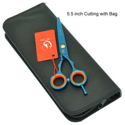 Meisha 5.5 inch Professional Hair Cutting Thinning Styling Tool Japan 440c Hairdressing Scissors Set Hair Salon Shears A0027A