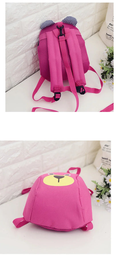 Kids Children Anti-lost Cartoon Bags High Quality Safety Harness Reins Toddler School Backpack Cute Cartoon Light Rucksack 아동가방