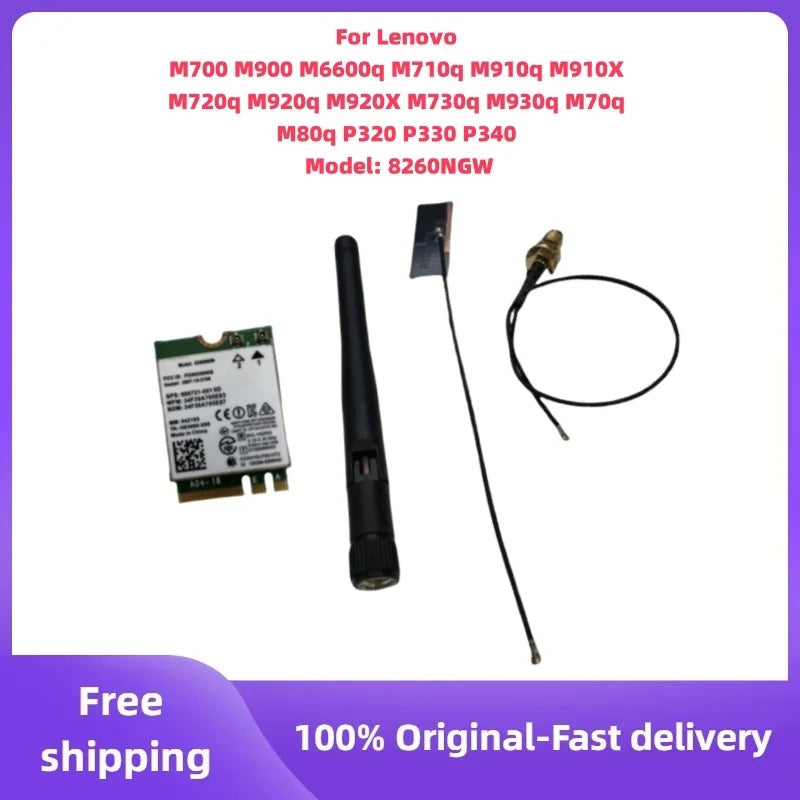 For Lenovo ThinkCentre M700M710Q M720Q M920Q M920X M900 M700 M715q Wifi Antenna Cable 8260AC WiFi Wireless Network Card