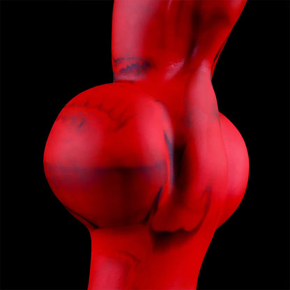 18+ Soft Silicone Dog Knot Dildo Penis Animal Dildo Realistic Gigante Sexy Adult Red Black Colors Big Dildos Sexy TоY Xxl Sextoy