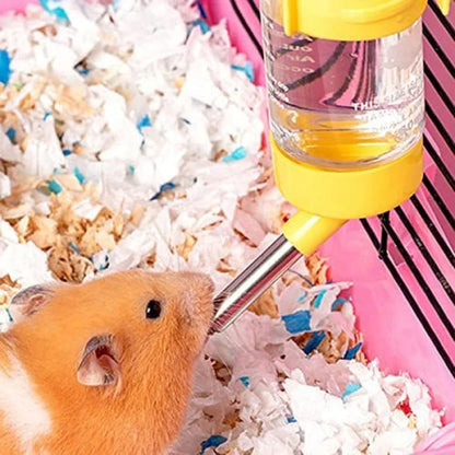 250ml Hamster Drinker Plastic Water Bottle Dispenser Feeder Hanging Pet Guinea Squirrel Rabbit Dog Drinking Head Pipe Fountain