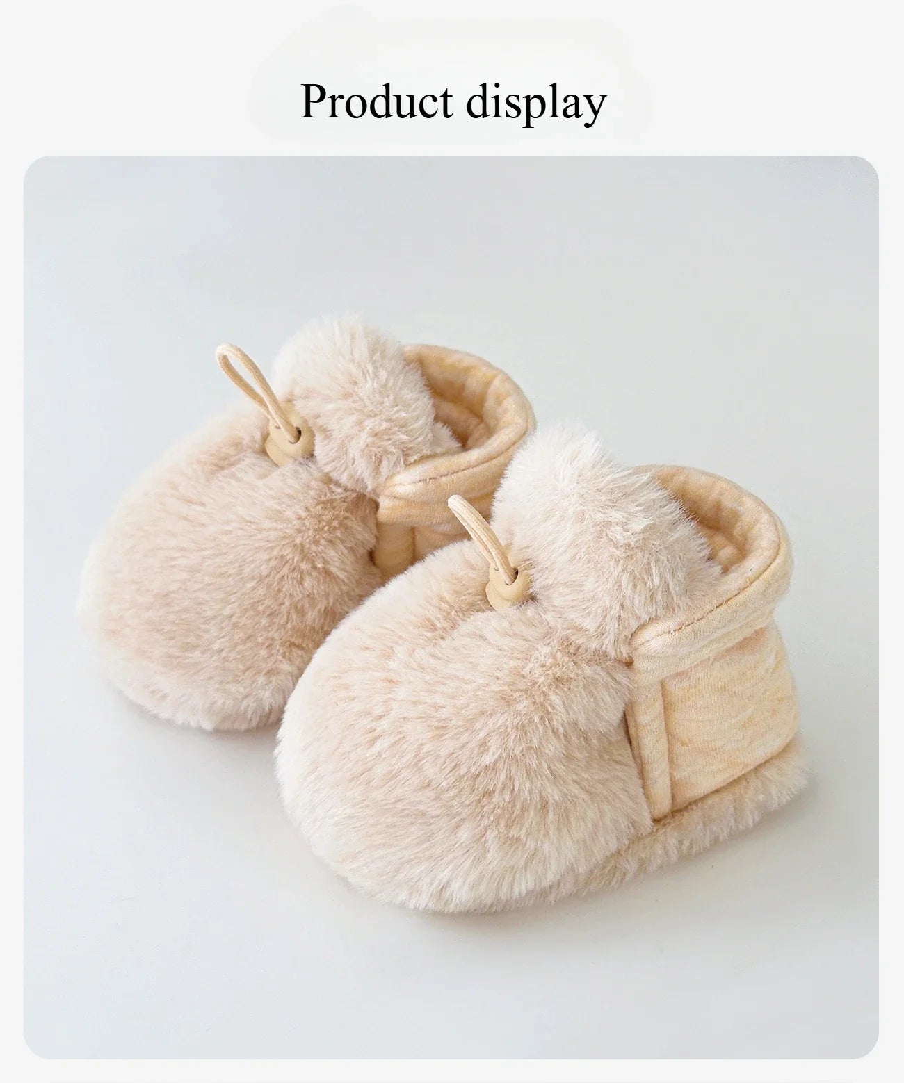 Warm Infant Toddler Crib Soft Comfortable Infant Girls Boys Anti-Slip Socks Slipper Newborn First Walkers Shoes for 0-1 Year Old