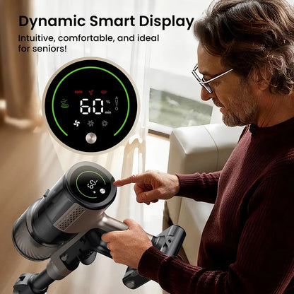 Proscenic P20 OnePass Cordless Vacuum Cleaner, 70000Pa Suction, 70-Min Runtime, 680W Brushless Motor, Wet & Dry Cleaning 3 Sold