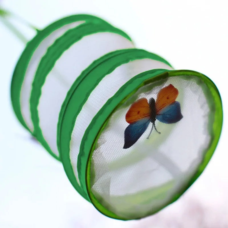 Collapsible Insect Cage Mesh Habitat Bird Butterfly Mantis Stick Grid Breeding Cricket Net Cloth Farm Cocoon Silkworm Hatch Cage