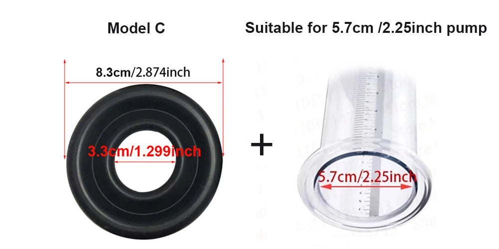 Acrylic Penis Pump Manual Penis Enlarger Sex Toy For Men Vacuum Pump Male Masturbation Penis Extender Trainer Adults Sex Product