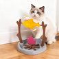 Creative Cats Slow Feeding Snack Toy Pet Interactive Food Feeding Device Educate Toys Fun Roast Chicken Leg 360° Rotating Feeder