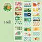 Mr.Paper Old Time Japanese Style Label Die Cut Tape scrapbooking washi tape DIY Handbook colourful tape Student Stationery Gift