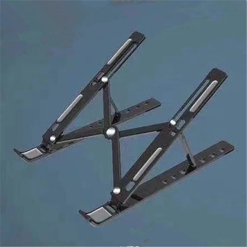 Foldable Portable Laptop Stand Adjustable Computer Monitor Holder for MacBook iPad Air Tablet Notebook Base Desk Mount