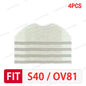 For Xiaomi S40 / OV81 Robot vacuum cleaner Accessories Main Side Brush Mop Cloth Hepa Filter Dust Bag Replacement Spare Parts